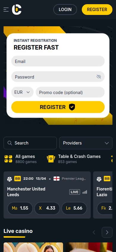 Campeonbet Casino mobile preview