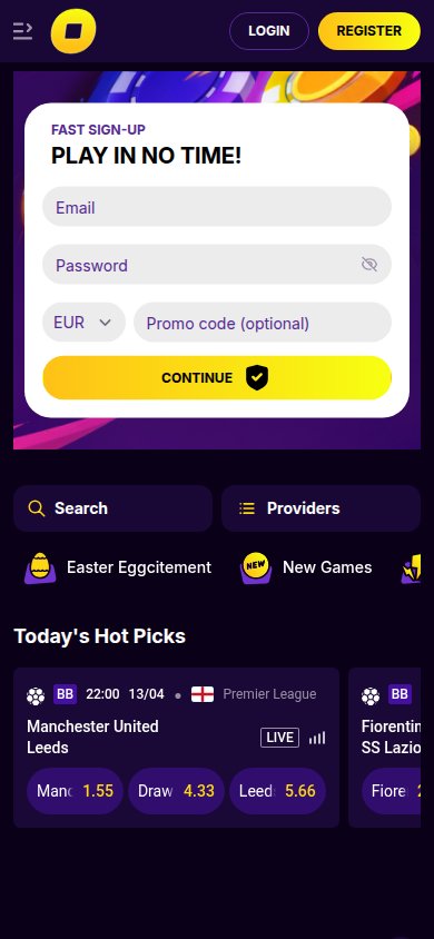 Casinoloots Casino mobile preview