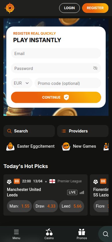 ZuluSpins Casino mobile preview